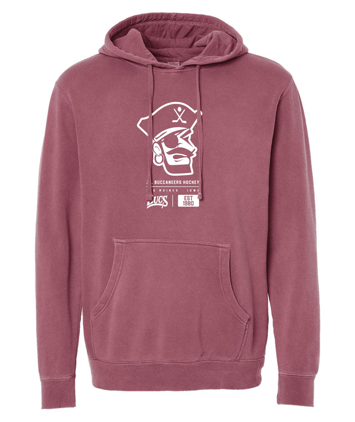 Des Moines Jr. Bucs Tag Slouch Hoodie