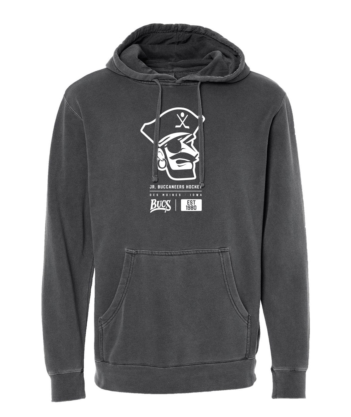Des Moines Jr. Bucs Tag Slouch Hoodie