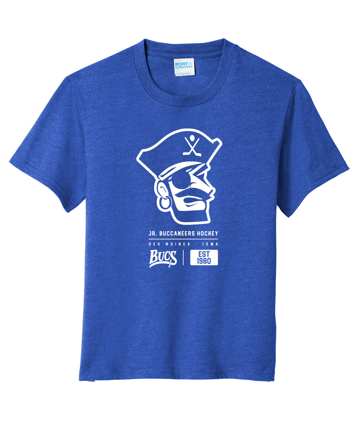Des Moines Jr. Bucs Tag Youth Soft Tee
