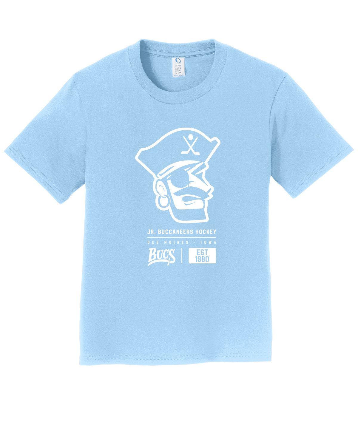 Des Moines Jr. Bucs Tag Youth Soft Tee