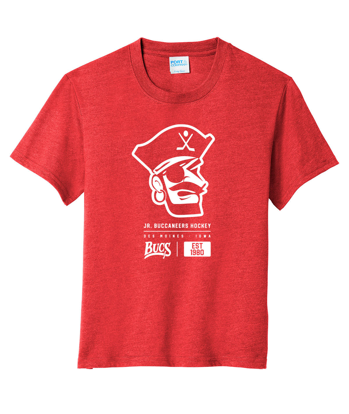 Des Moines Jr. Bucs Tag Youth Soft Tee