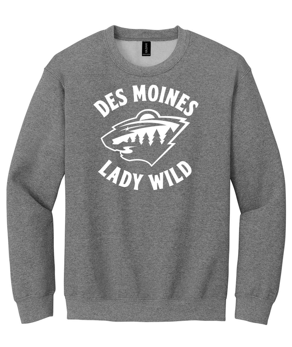 Des Moines Lady Wild Team Issue Crewneck Sweatshirt