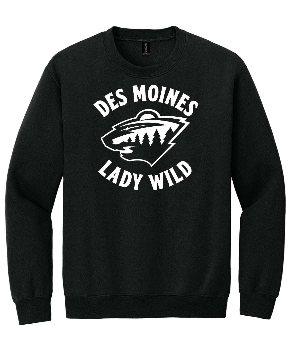Des Moines Lady Wild Team Issue Crewneck Sweatshirt
