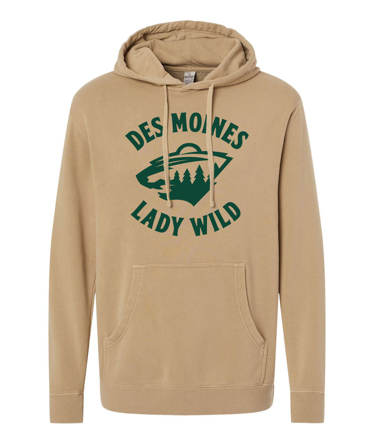 Des Moines Lady Wild Team Issue Slouch Hoodie