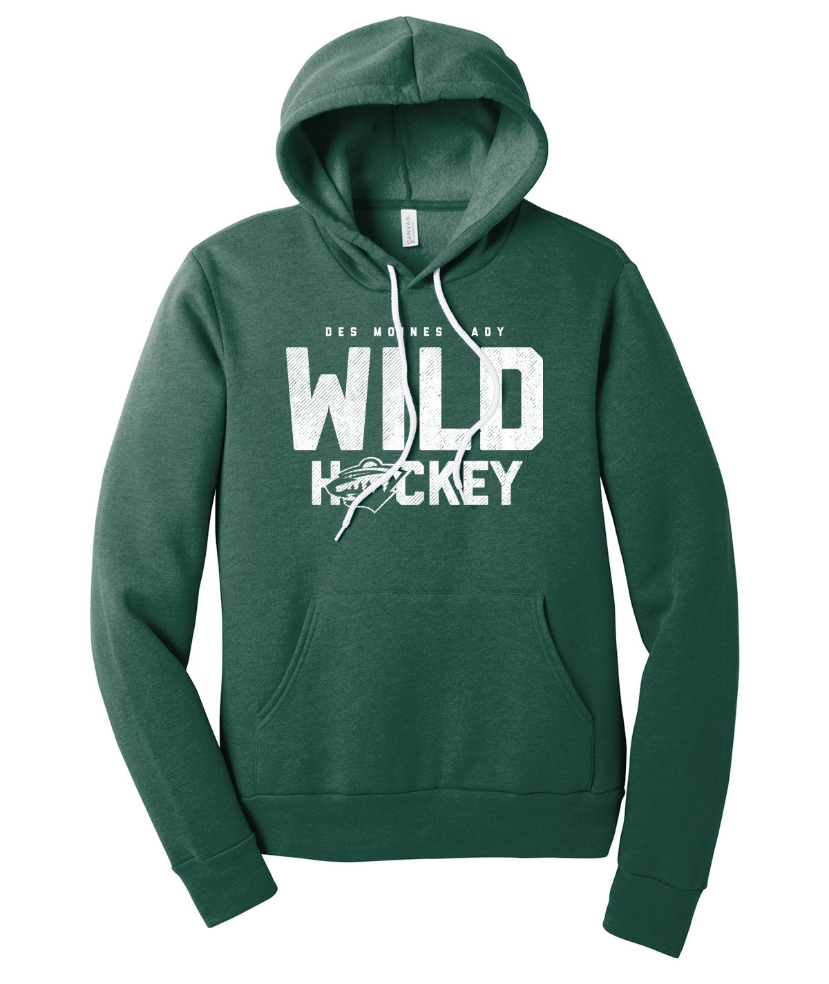 Des Moines Lady Wild Hockey Premium Softstyle Hoodie