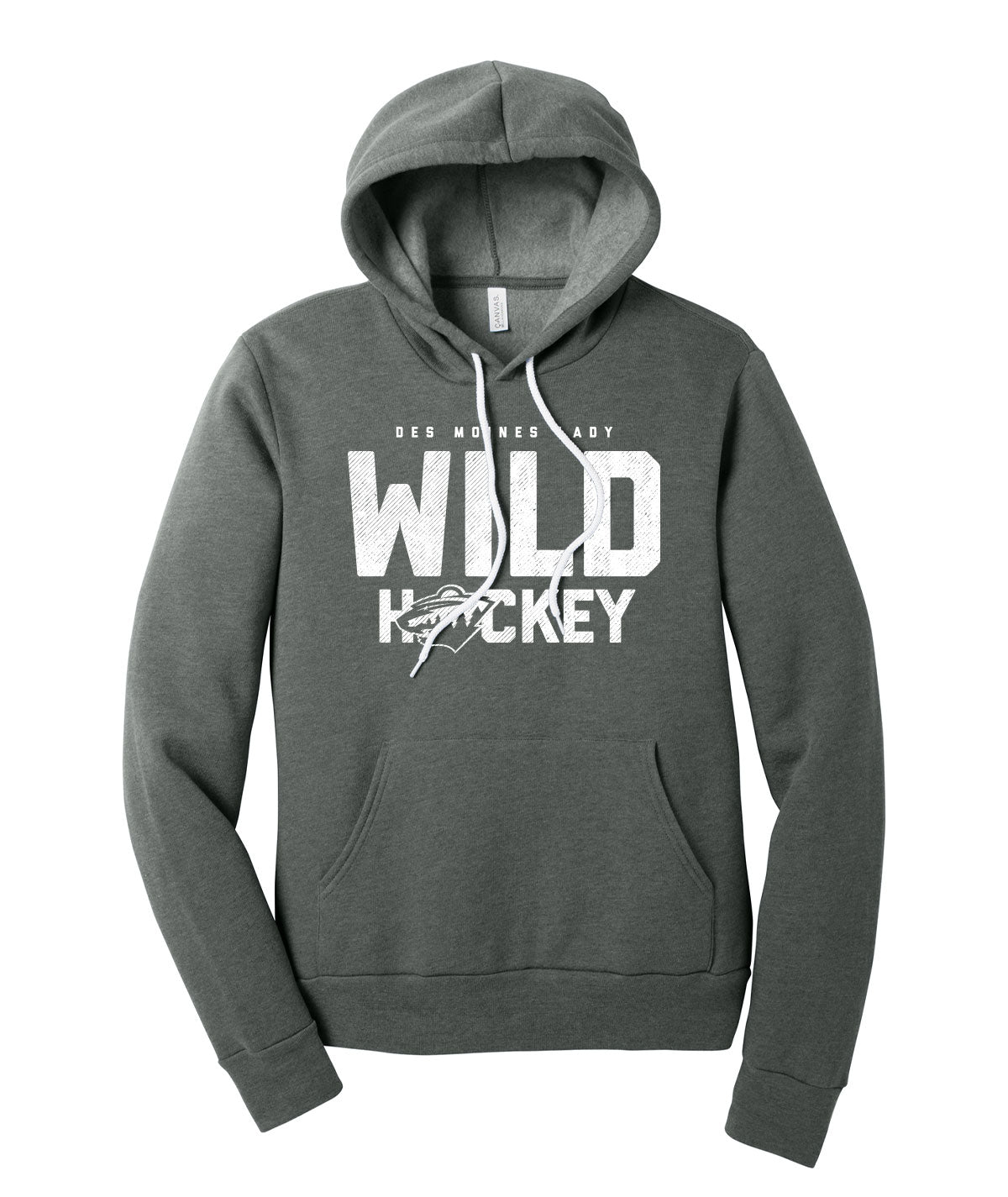 Des Moines Lady Wild Hockey Premium Softstyle Hoodie