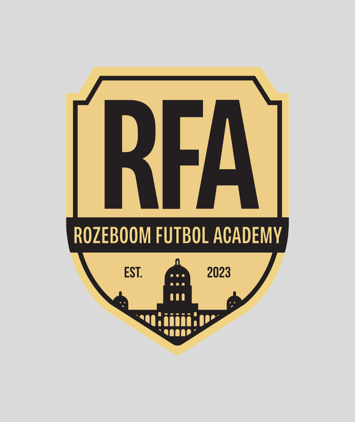 Rozeboom Futbol Academy Window Cling