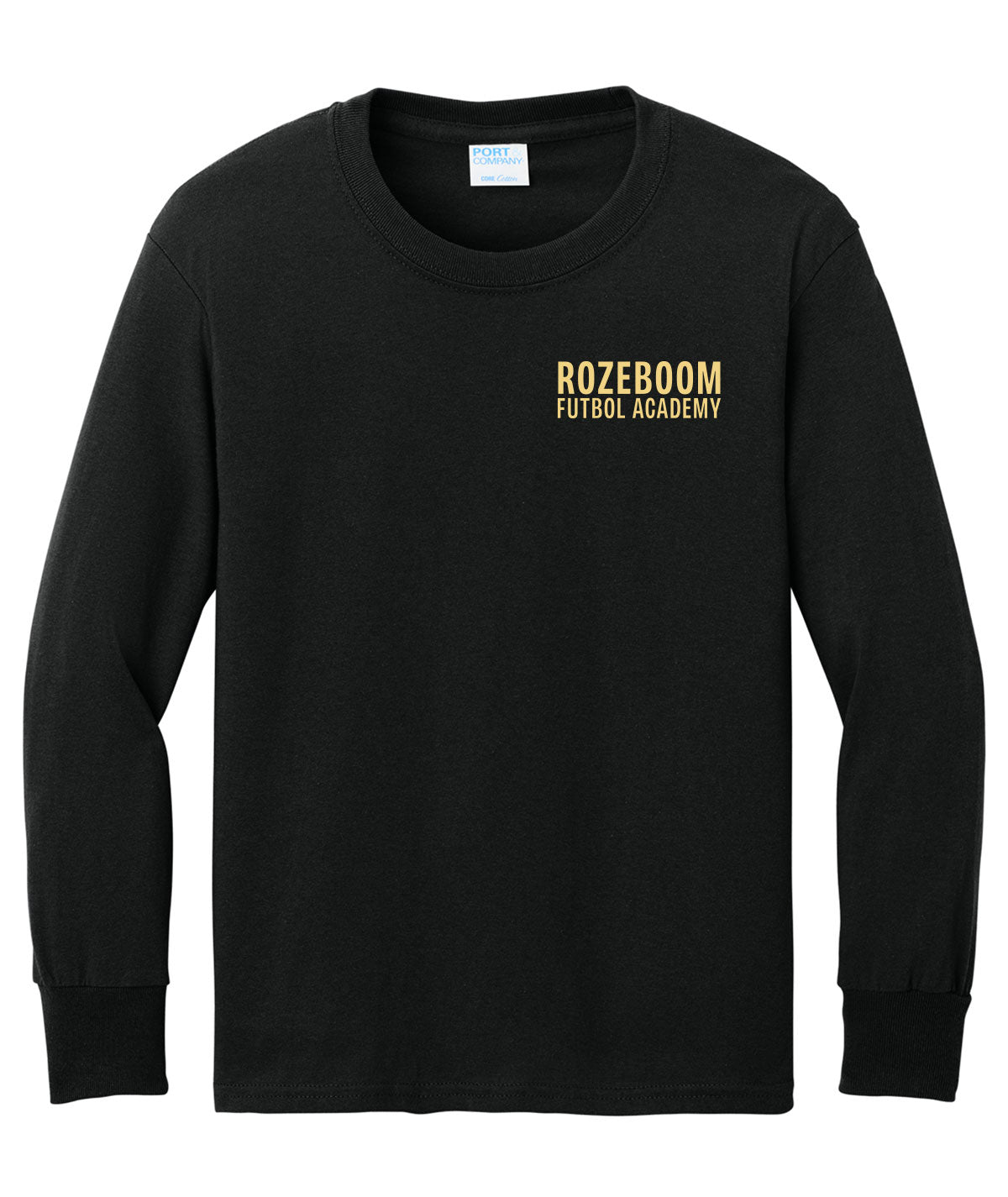 Rozeboom Futbol Academy Youth Long-Sleeve Tee