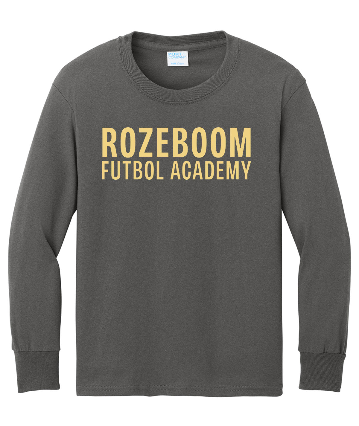 Rozeboom Futbol Academy Youth Long-Sleeve Tee