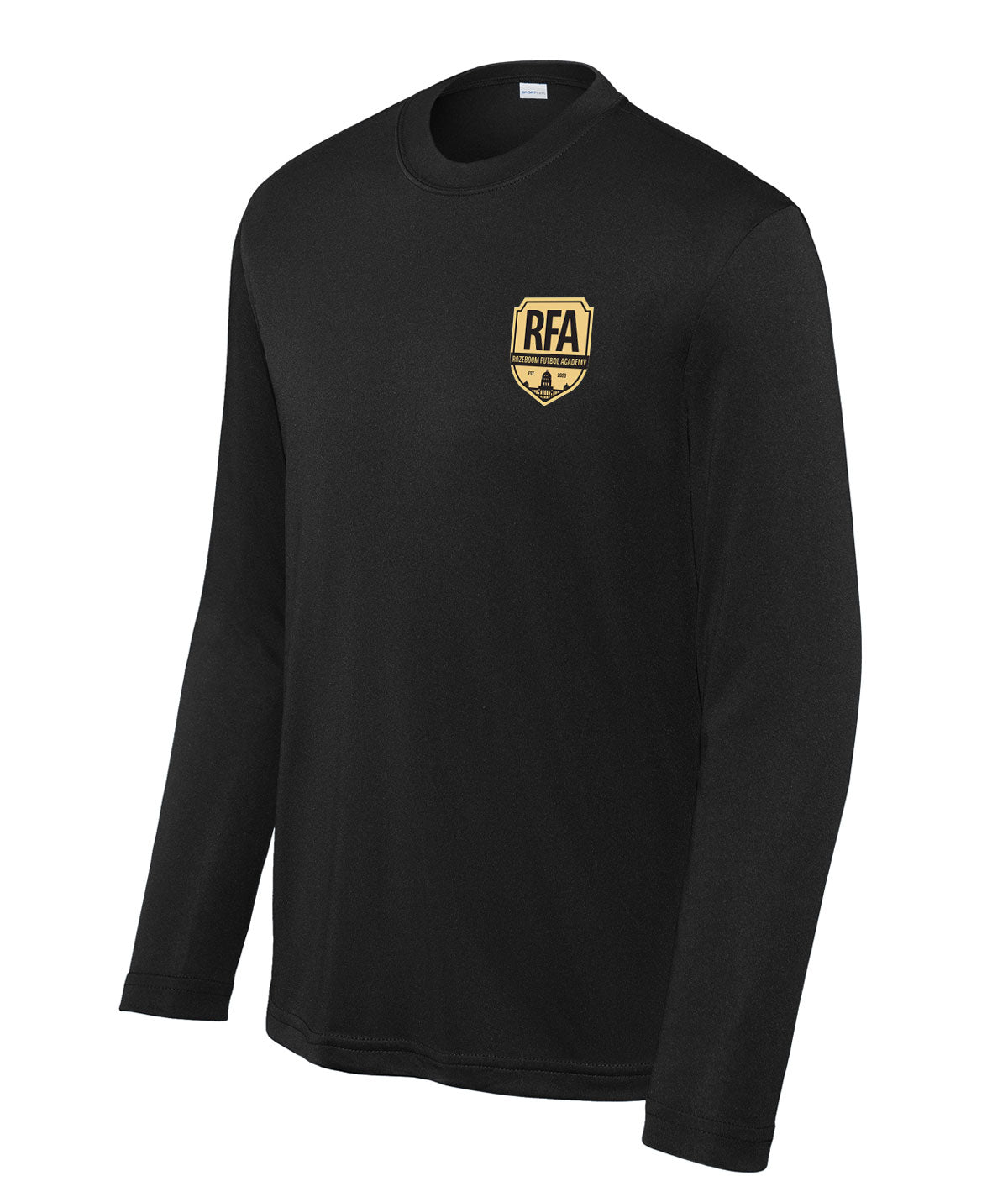 Rozeboom Futbol Academy Youth Long-Sleeve Performance Tee