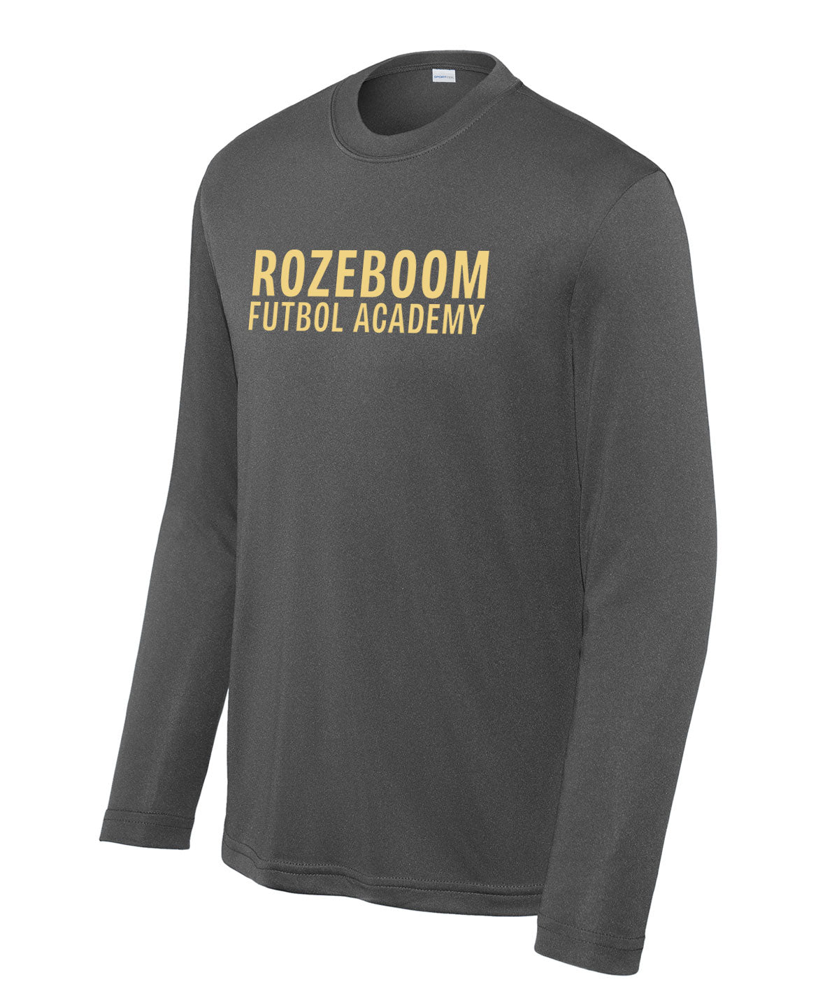 Rozeboom Futbol Academy Youth Long-Sleeve Performance Tee