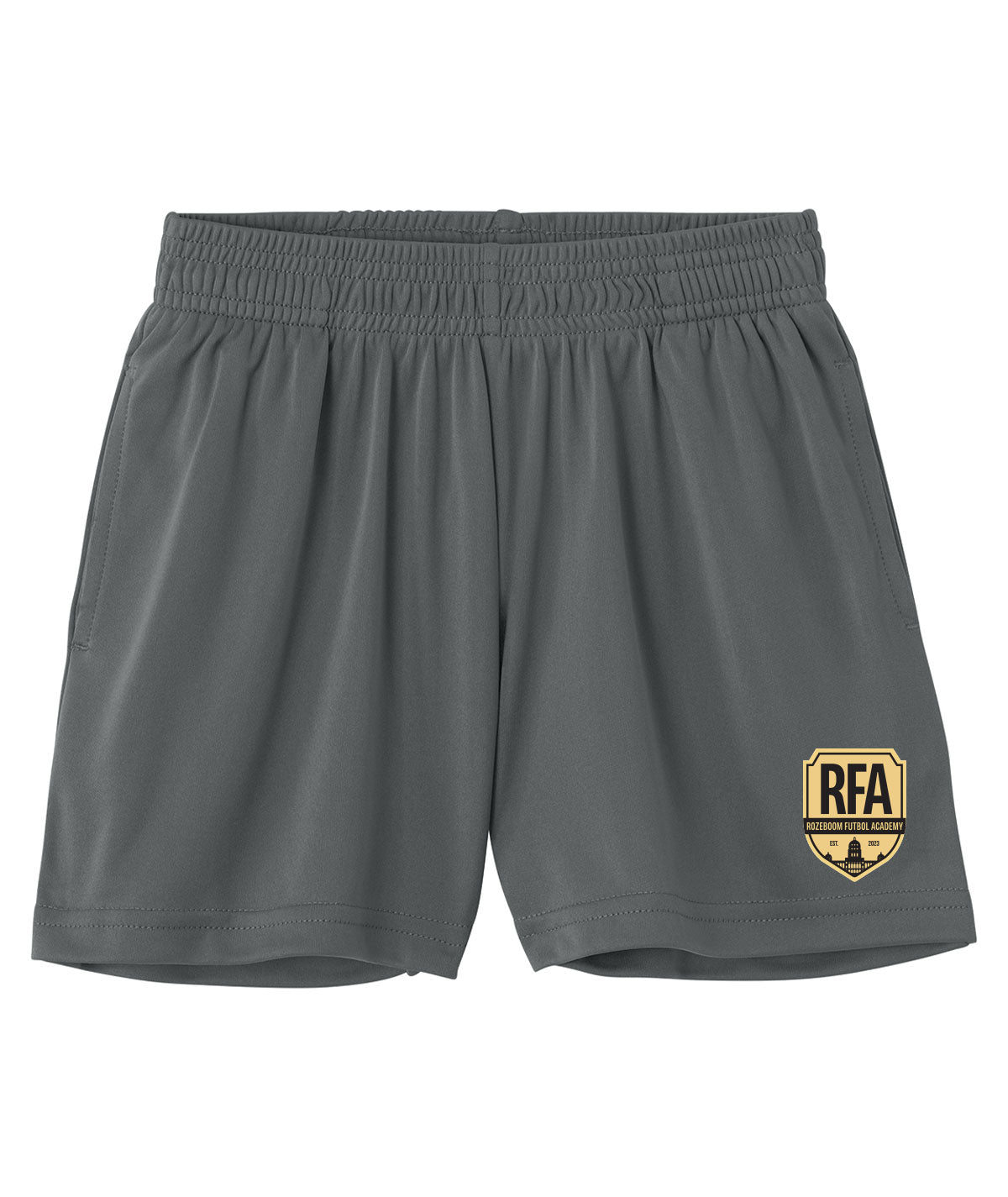 Rozeboom Futbol Academy Youth Pocketed Performance Shorts