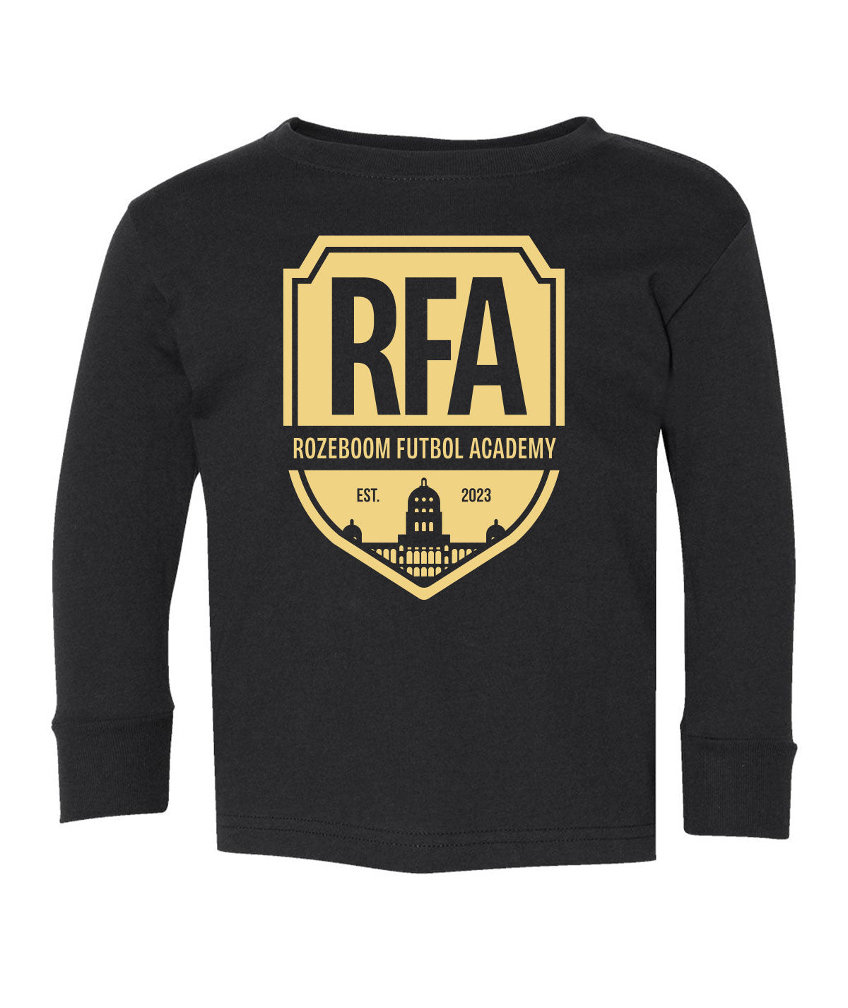 Rozeboom Futbol Academy Toddler Long Sleeve Tee
