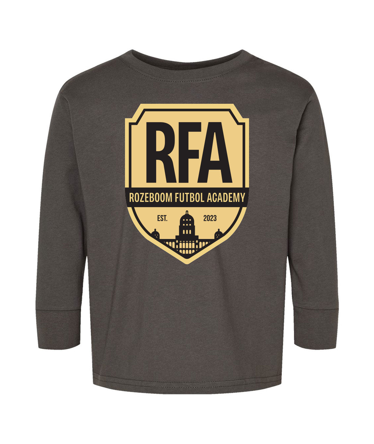 Rozeboom Futbol Academy Toddler Long Sleeve Tee